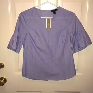JCrew Button Back bell sleeve Size 00​​​